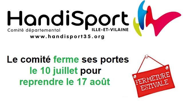 Le CDH 35 annonce sa fermeture estivale